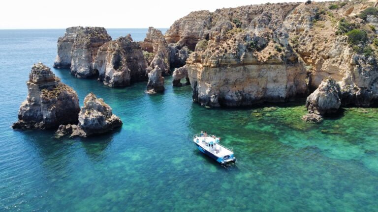 Enjoy this two-hour experience along the coast of Lagos and visit the caves and rock formations without having to change boats.