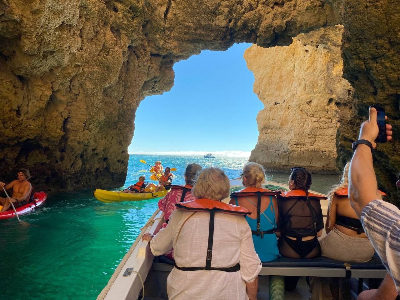 Sail the seas of the Algarve in true Portuguese style on a boat cruise in a traditional Portuguese boat. Visit to the rugged sea caves and get up close to the dramatic Ponta da Piedade rock formation. Learn more about the area from your local skipper.