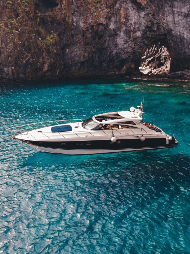 Enjoy a luxury trip on our beautiful Princess 58 yacht