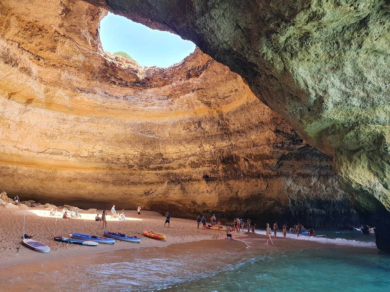 We stopped at the Benagil cave