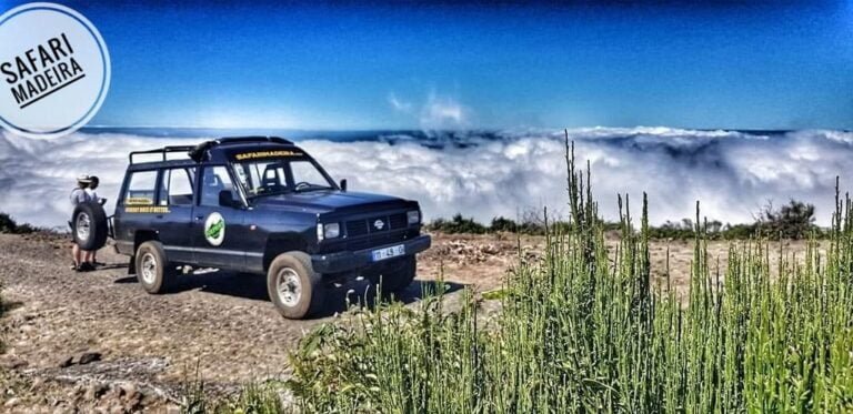 Venture off-road to explore the rugged mountains and rural villages of Madeira on this half-day safari from Funchal. Travel around the Fajãdos Padres cliffs in an open-top safari vehicle