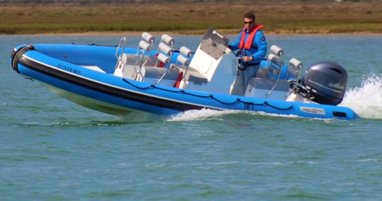 Speed up through the Inspiring Natural Canals of the Ria Formosa Natural Park on this Speed Boat tour from Faro.