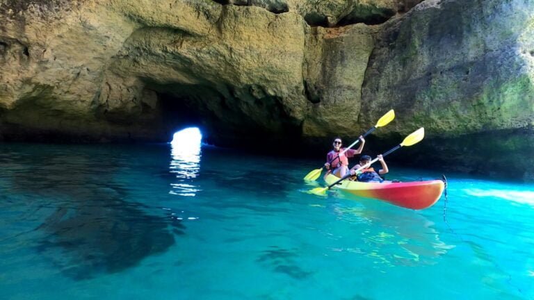 Most of the caves in the Algarve are not accessible by boat