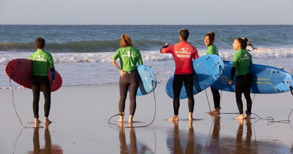 Meet your instructors at GalÃ© Beach beach