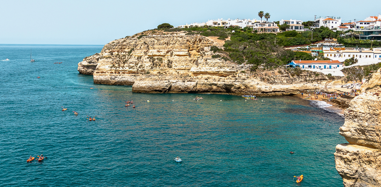 Explore Benagil Cave: Guided Kayak Express Tour!