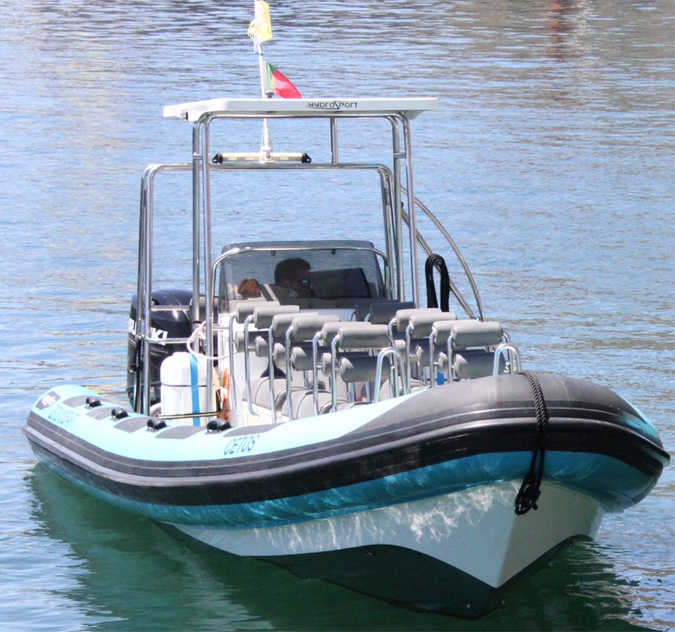 Our RIB boat CETOS""
