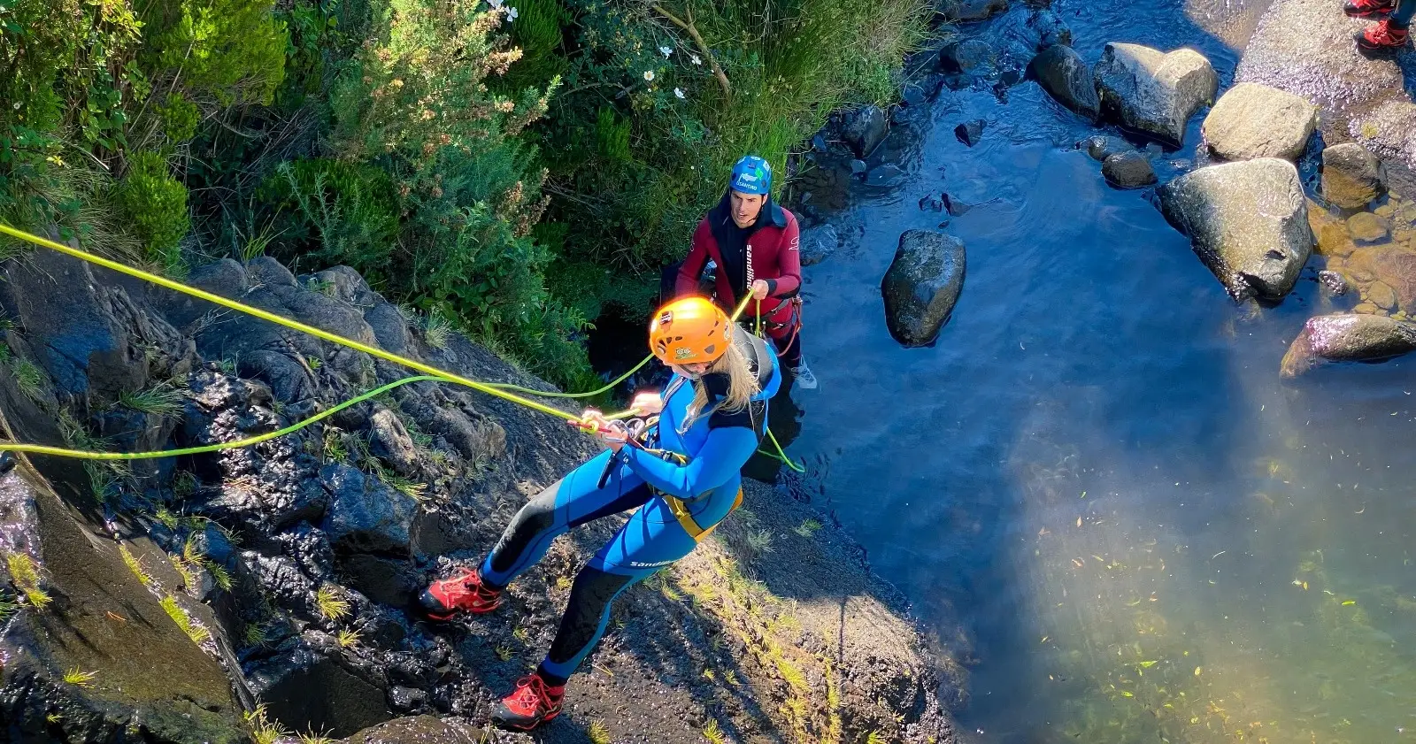 Canyoning in der Ribeira das Cales