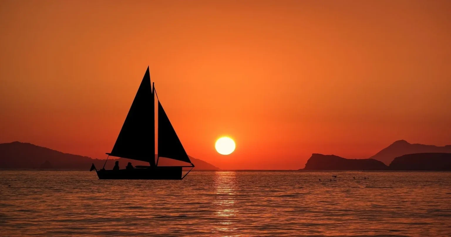 Private Sonnenuntergangssegeln