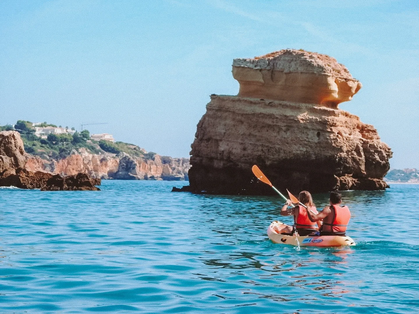Visite de la grotte du kayak