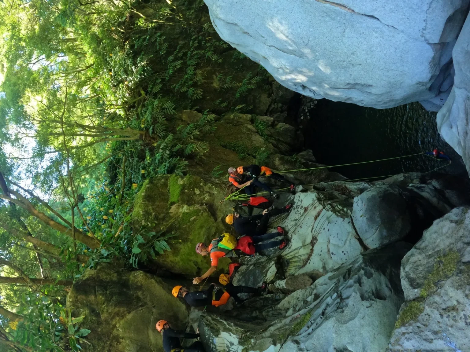 Expérience de canyoning