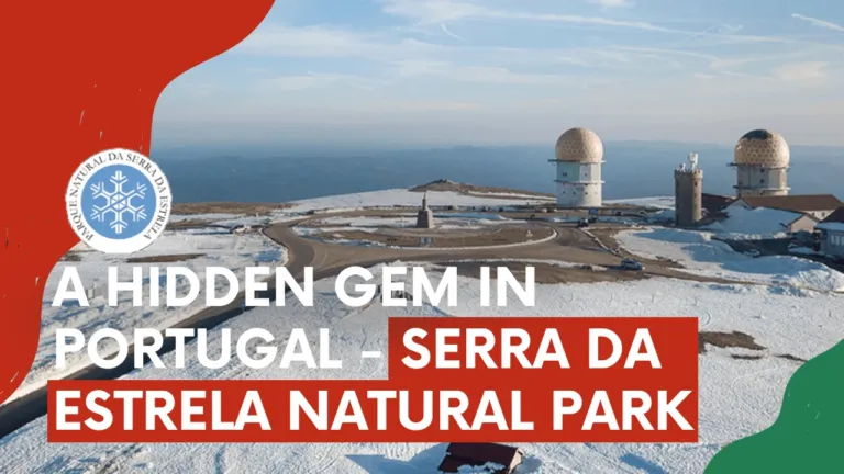 Video cover 'A hidden gem in Portugal – Serra da Estrela Natural Park' with domed buildings in the snow