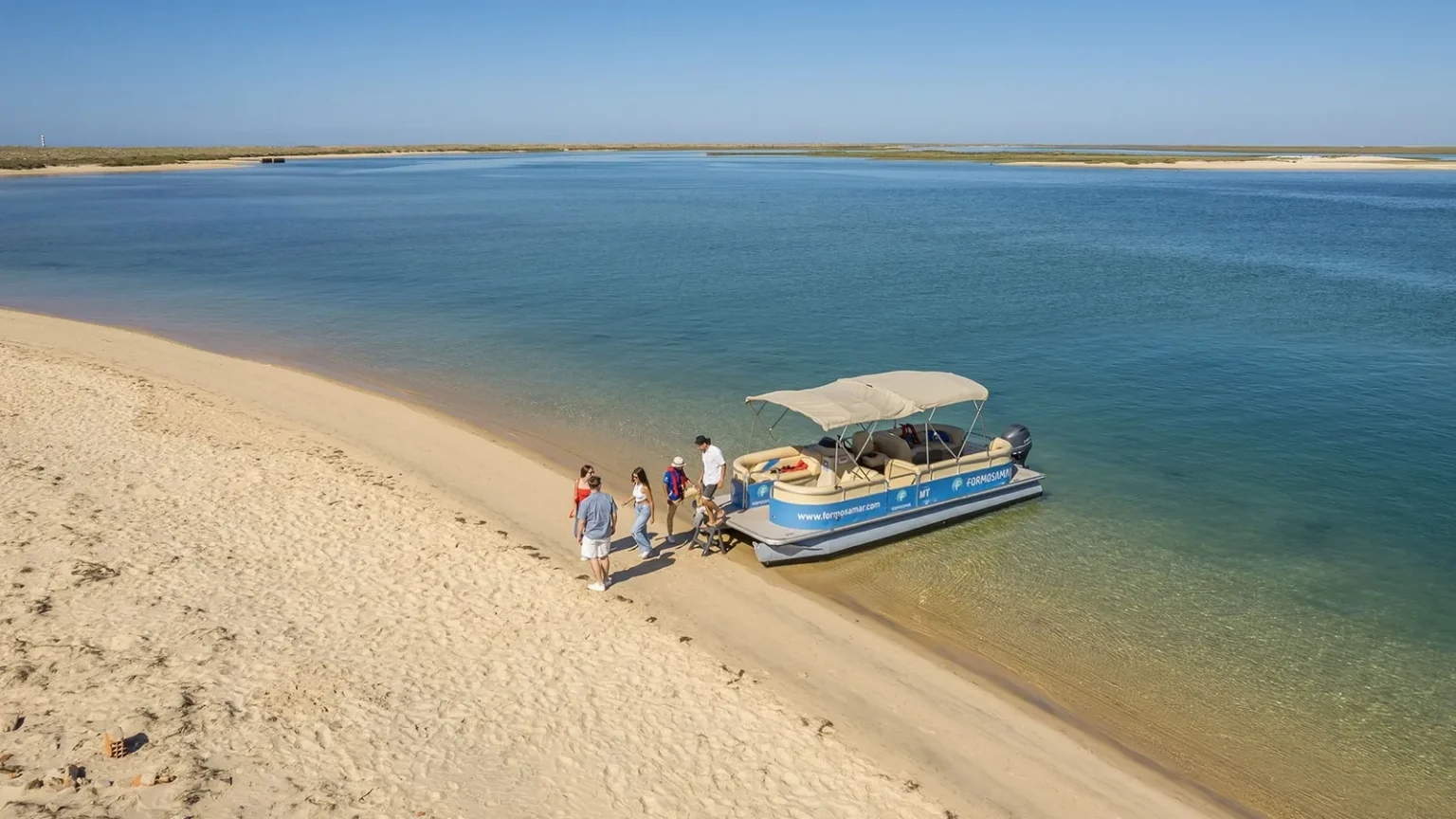 Bootstour zu den Inseln Deserta und Farol in der Ria Formosa