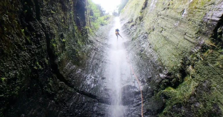 Canyoning in Ribeira da Pedra Branca