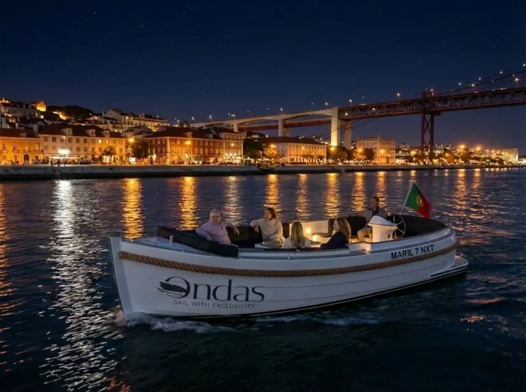 Lisbon Night Boat Cruise with Open Bar & Snacks