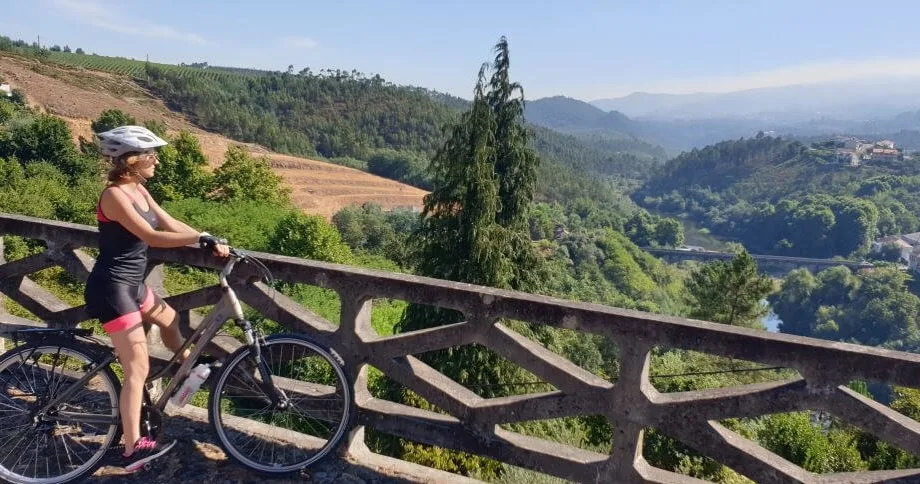 Rail trail - Ecopista Tâmega river bike tour