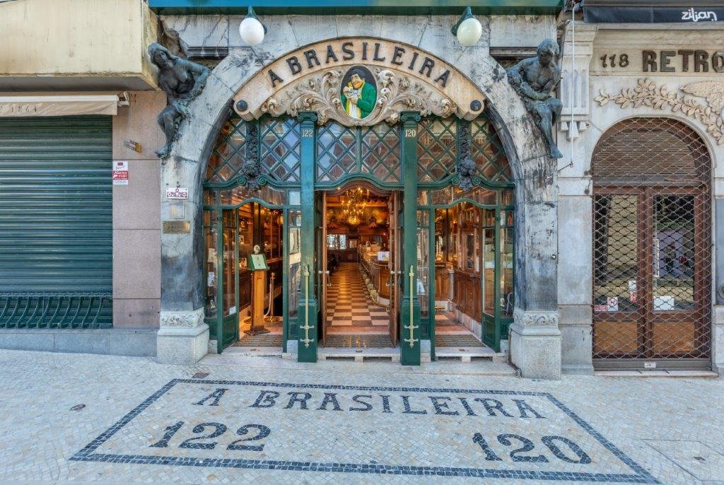 Das Café A Brasileira im Chiado
