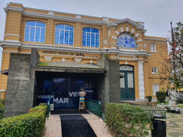 The entrance of the Aquário Vasco da Gama