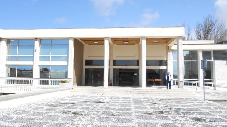 The entrance of the Santos Rocha Municipal Museum in Figueira da Foz