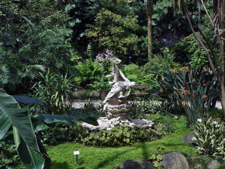 The Estufa Fria garden in Lisbon