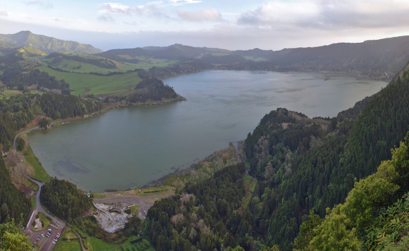 The Furnas lake on São Miguel