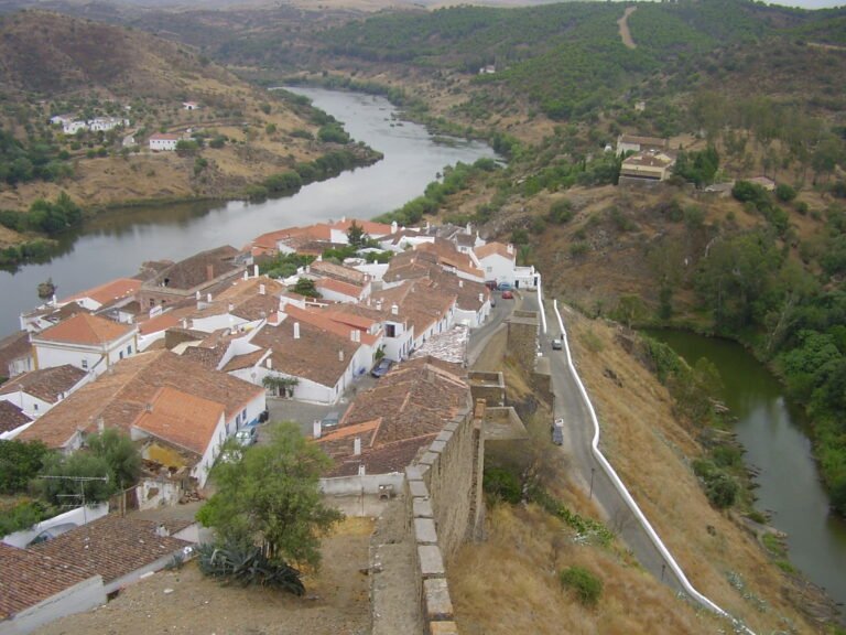 Mértola seen from its castle