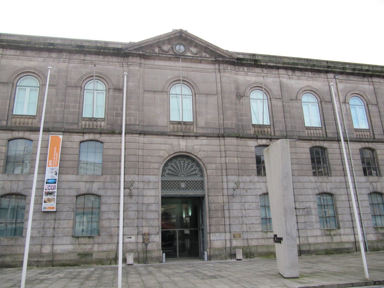 The Museum of Transport and Communications in the Alfândega Nova building, Porto