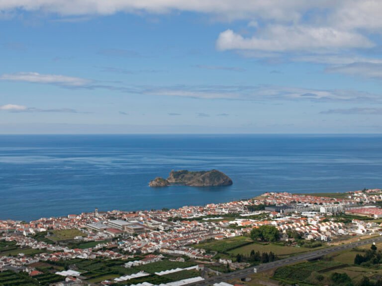 Panorama of Vila Franca do Campo
