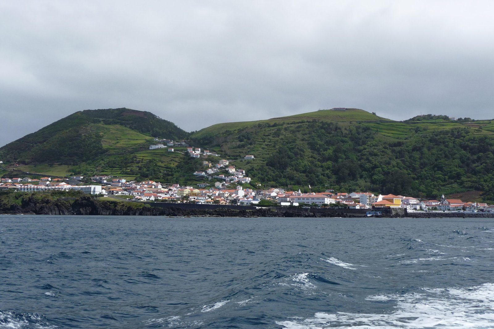 A view of the town of Velas