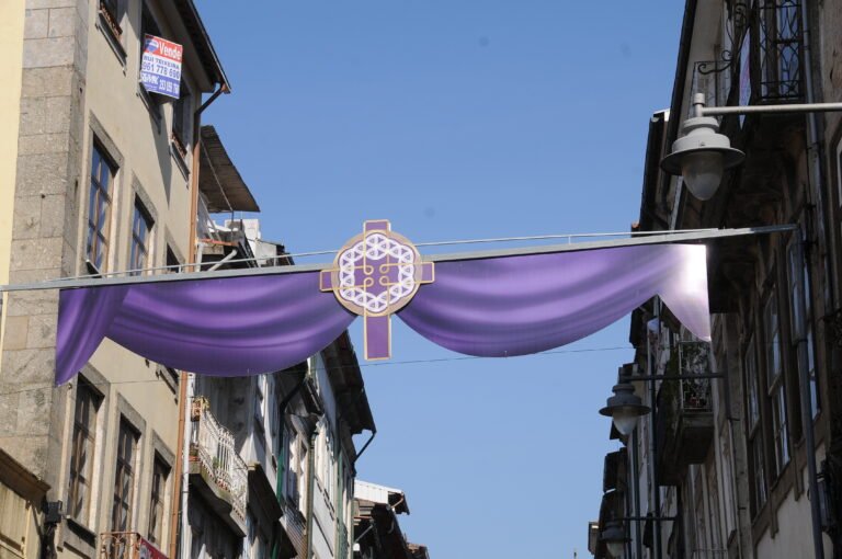 A Holy Week procession in Braga
