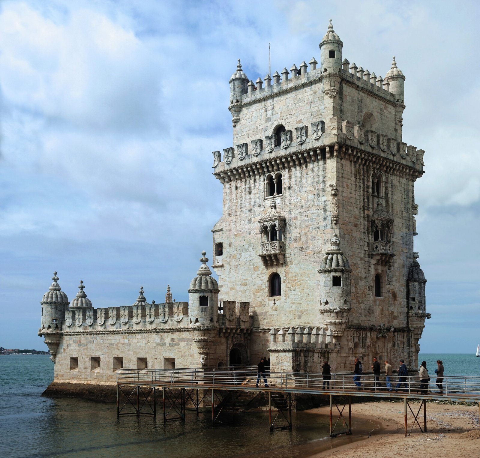 The Belém Tower on the Tagus in Lisbon