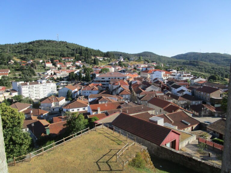 The town of Montalegre seen from the castle walls