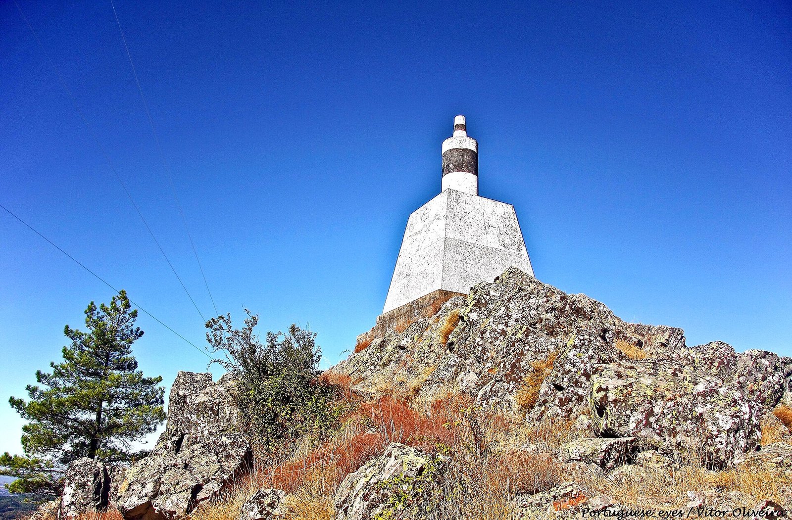 The high ground of the Serra de São Mamede, above the Alentejo plain