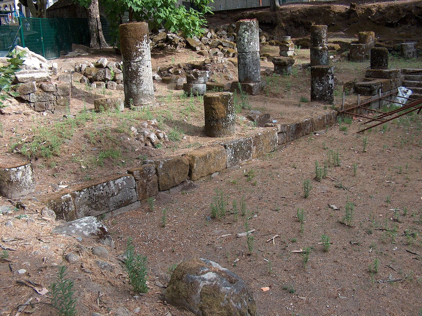The Roman bath remains at the São Pedro do Sul thermal spa