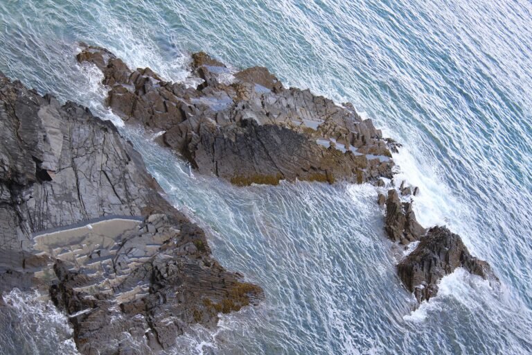 Rock formations and cliffs at Praia da Zambujeira do Mar