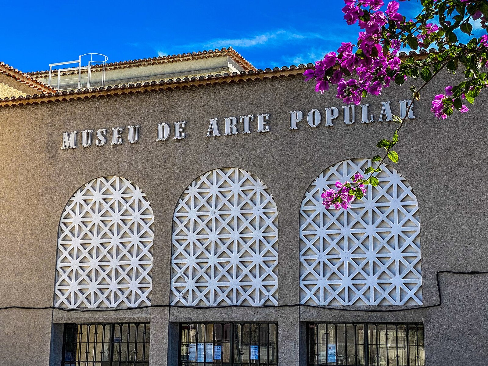 The facade of the Museum of Popular Art in Belém, Lisbon